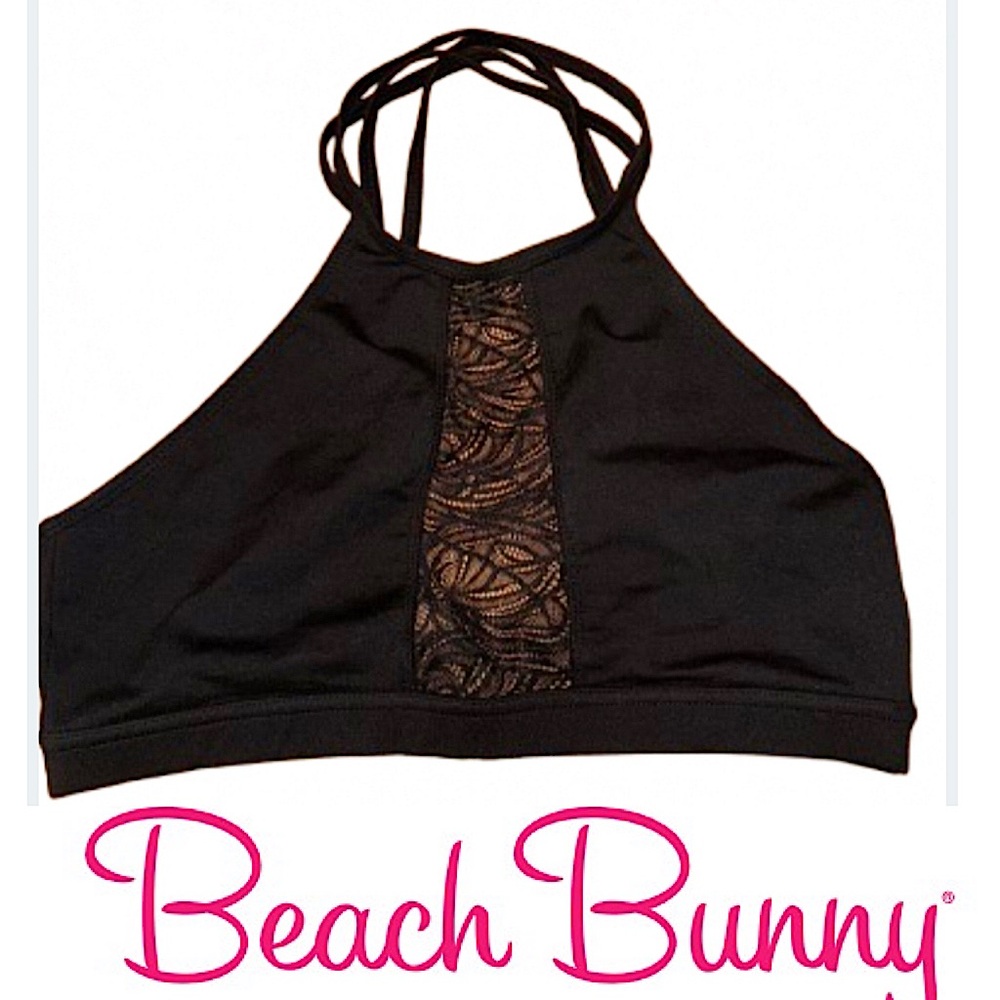 Beach Bunny B Fit High Neck sports bra size L